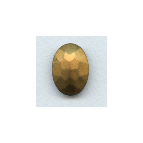 Amethyst Oval Glass Foiled Jewelry Stone 25x18mm (1) - Image 2