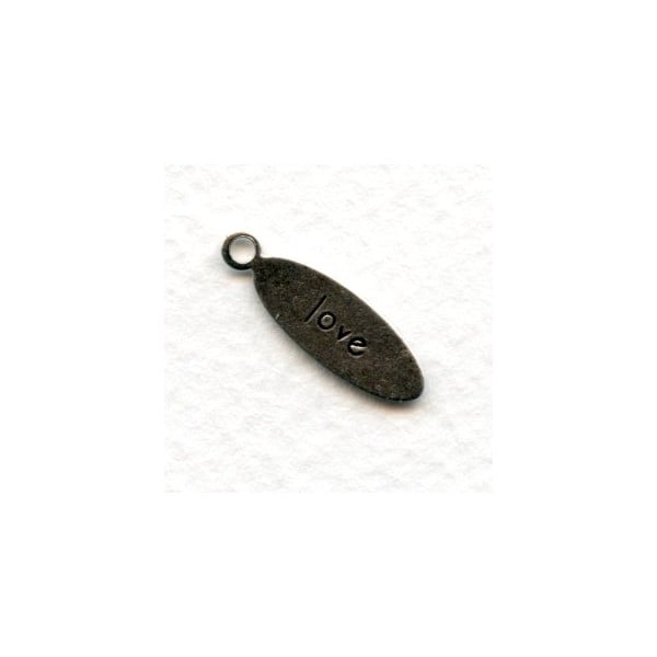 Inspiration Tags Love Oval Oxidized Silver (12)