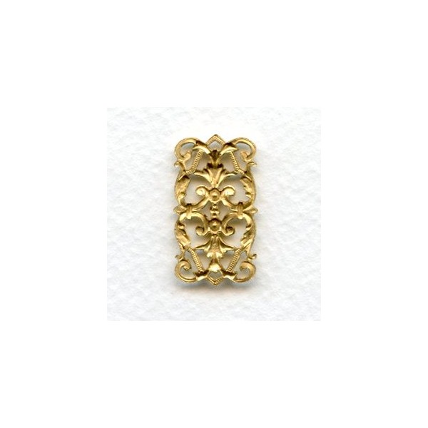 Ornate Link Connector Detailed Raw Brass (6) - Image 2