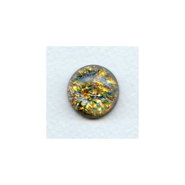 Multi-Color Glass Opal Cabochon 18mm European (1)