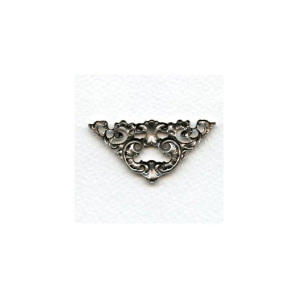 Dramatic Grand Corner Embellishments Oxidized Silver (4) - Image 2