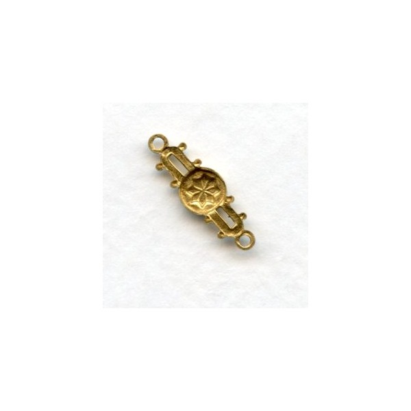Starburst Connector Raw Brass 18mm (12) - Image 2