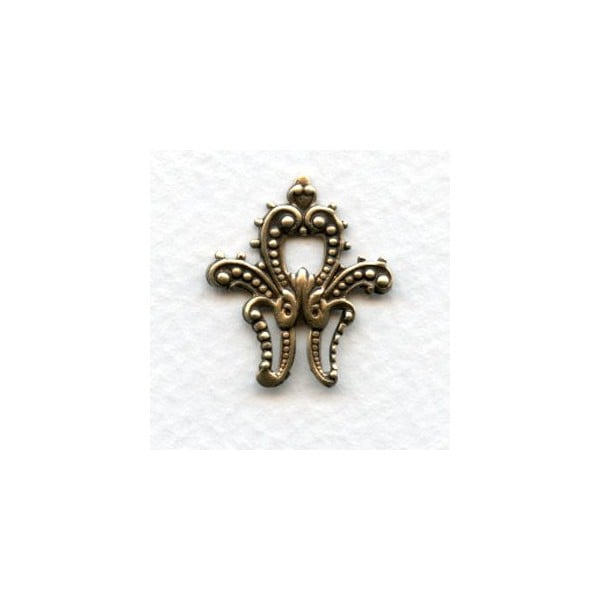 Ornamental Accent Corner 24mm Oxidized Brass (6) - Image 2