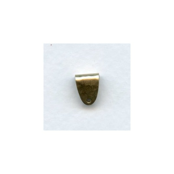 Hammered Detail Small Bail Oxidized Brass 7mm (2)