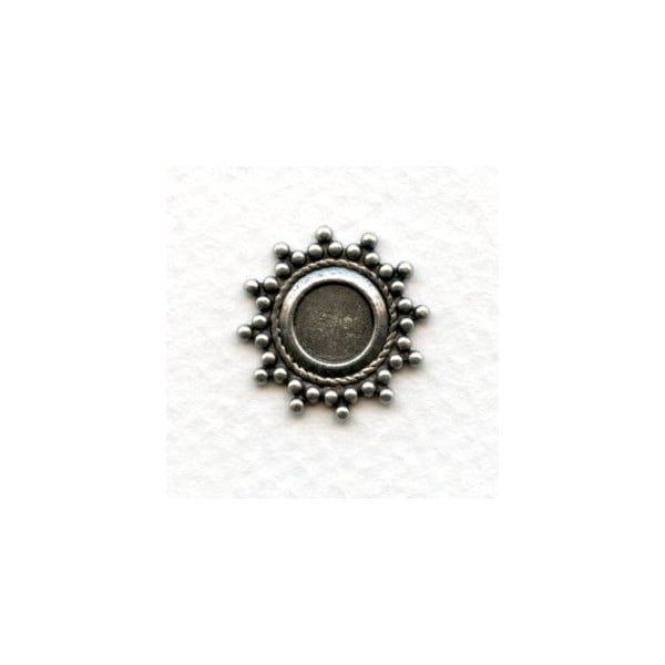Bead Detail Oxidized Silver 7mm Settings (6)