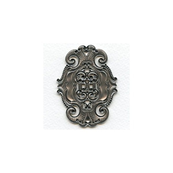 Elegant Style Dramatic Stamping Oxidized Silver (1) - Image 2