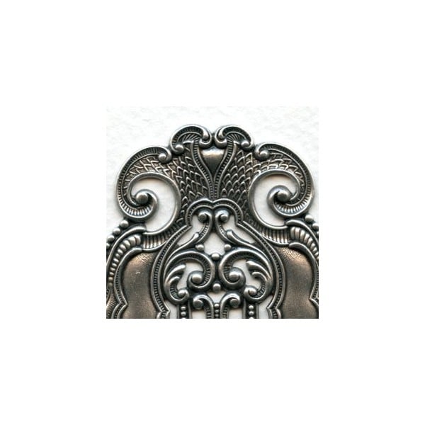 Elegant Style Dramatic Stamping Oxidized Silver (1) - Image 3
