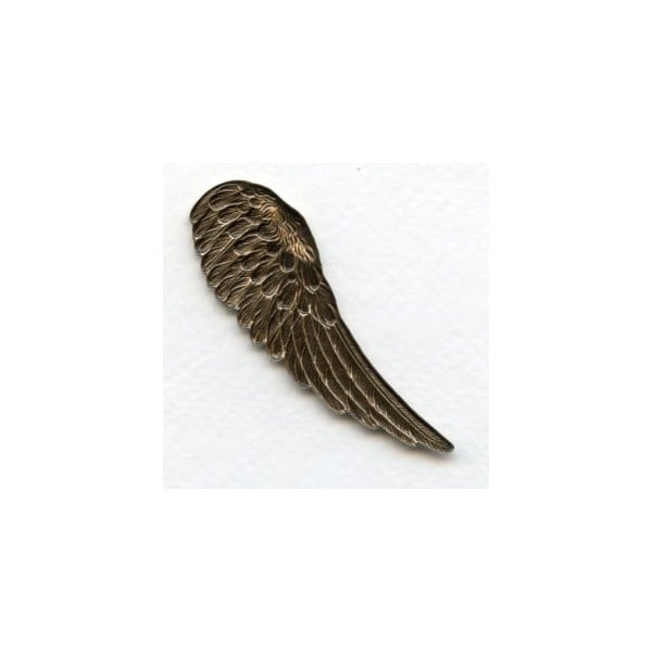 Spectacular Wings Right Side Oxidized Brass 52mm Tall (2) - Image 2