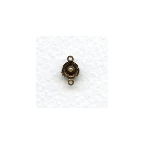 Connectors to Hold Rhinestones 2 Loops Oxidized Brass (12) - Image 2