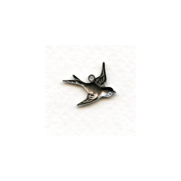 Flying West Bird Pendants Oxidized Silver (12) - Image 2