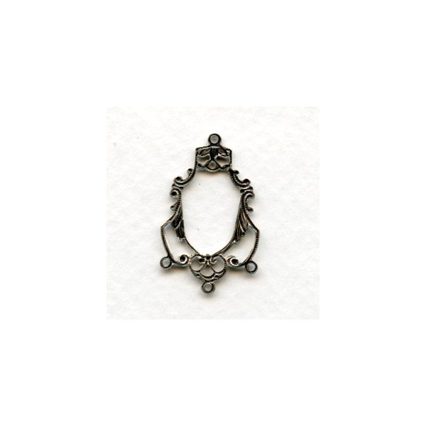 Connector To Feature Special Beads Oxidized Silver (6) - Image 2