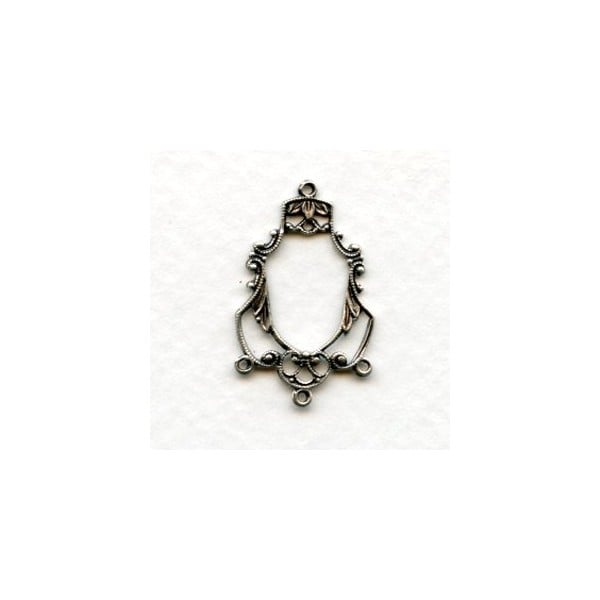 Connector To Feature Special Beads Oxidized Silver (6)