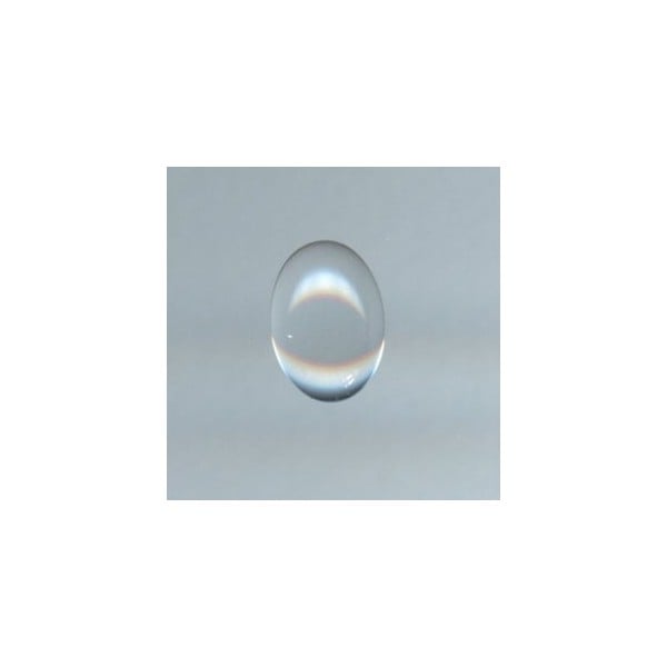 ^Clear Glass Oval Cabochon 14X10mm (6)