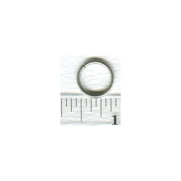 Jump Rings Round 12mm Oxidized Silver (24) - Image 2