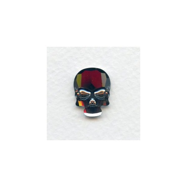 Swarovski Austrian Crystal Skull Silver Night 18x14mm (1)