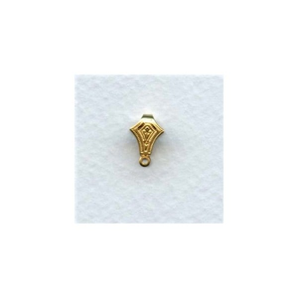 Decorative Bail For Pendants Raw Brass (6)