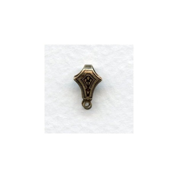 Decorative Bail For Pendants Oxidized Brass (6)