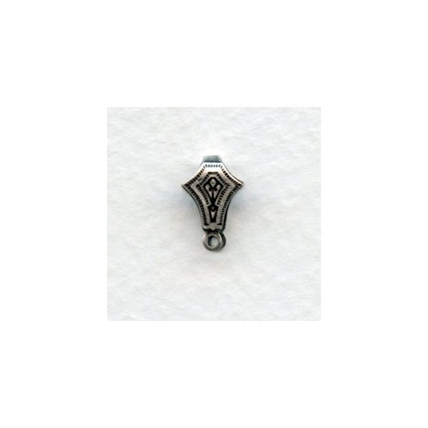 Decorative Bail For Pendants Oxidized Silver (6)
