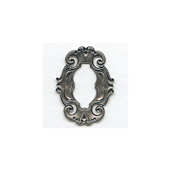 Dramatic Framework Stamping Oxidized Silver (1) - Image 2