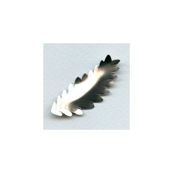 Long Dapt Leaves 54mm Oxidized Silver (2) - Image 2