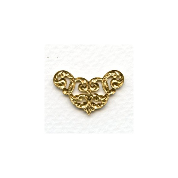 Filigree Corner Details Raw Brass 31mm (4) - Image 2