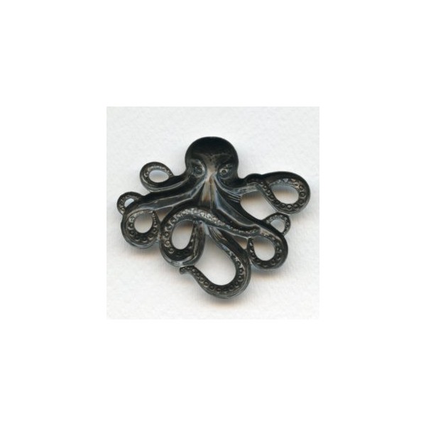 Large Octopus Oxidized Silver 63mm (1) - Image 2
