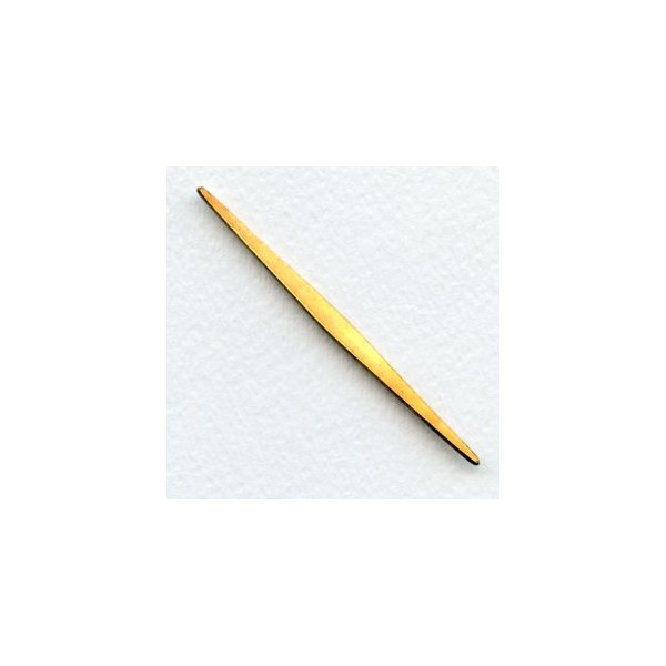 Long Thin Spikes Solid Brass Raw 70mm (3) - Image 2
