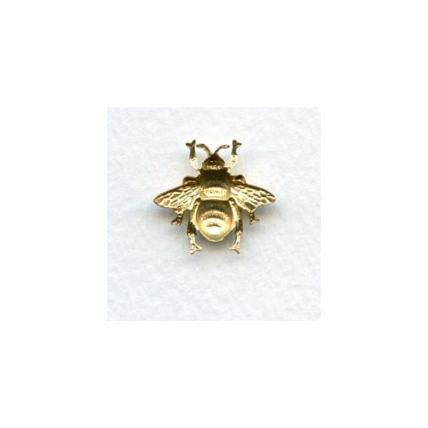 Bumblebee Stampings Tiny Raw Brass 18mm (6) - Image 2