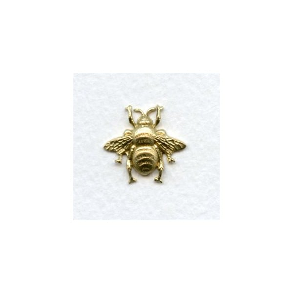 Bumblebee Stampings Tiny Raw Brass 18mm (6)