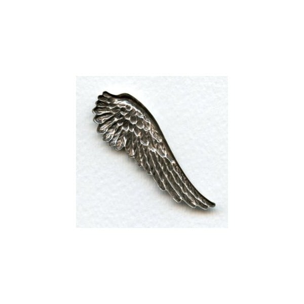 Spectacular Wings Right Side Oxidized Silver 52mm Tall (2) - Image 2