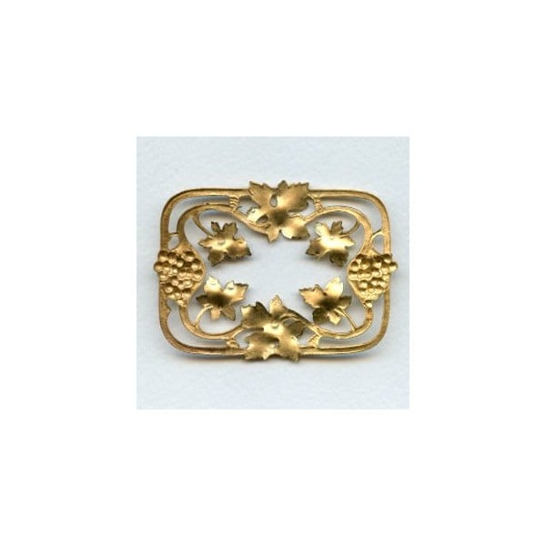 Grapes and Vines Frame Raw Brass (1) - Image 2