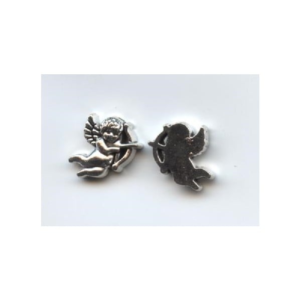 Cupid Spacer Beads Antique Silver 12mm (2)