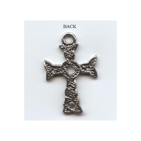 Celtic Cross Pendant 29x19mm Antique Silver (1)
