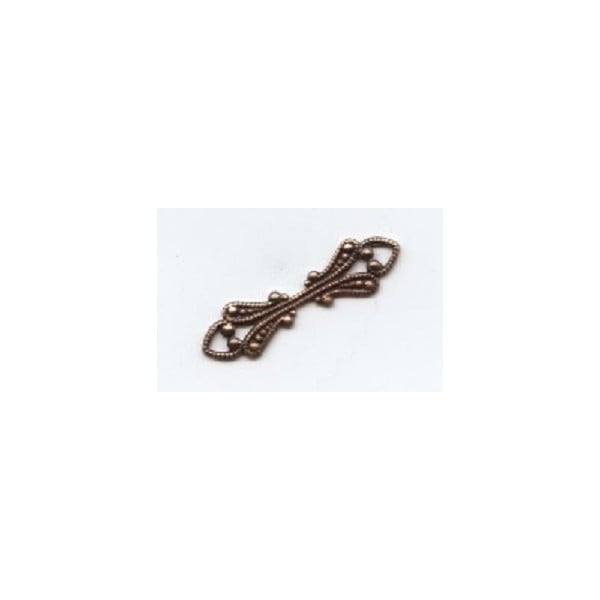 Unique Connector or Bail Oxidized Copper (6) - Image 2