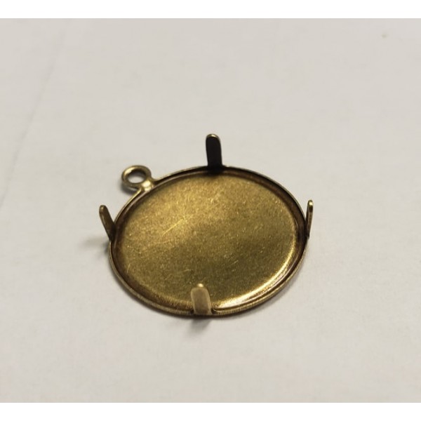 Typewriter Key Settings 15mm Oxidized Brass(12) - Image 2