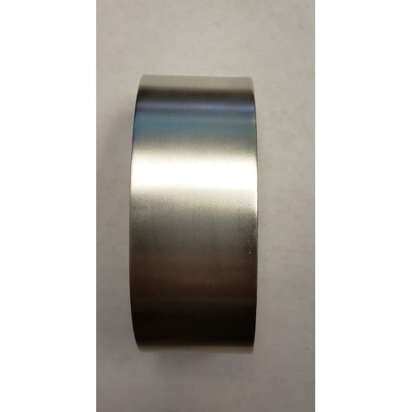 Men's Smooth Satin Silver Smooth Cuff 28mm (1)