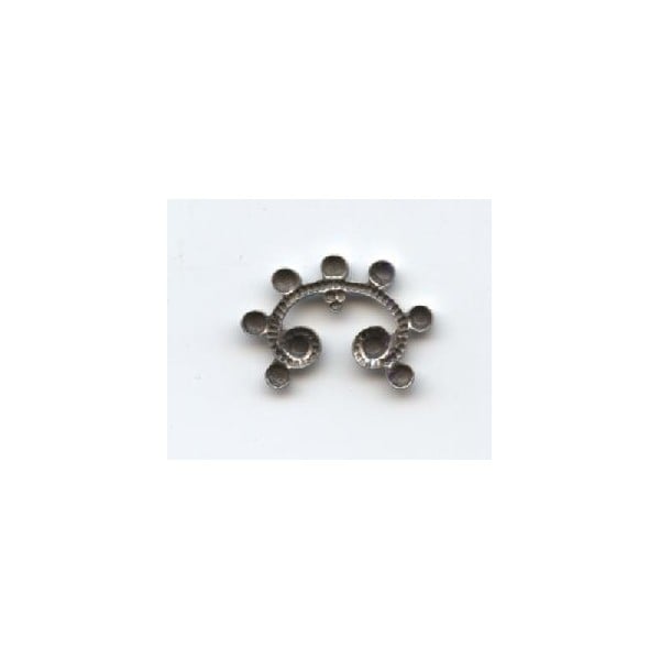 Artsy Little Detail Oxidized Silver 15mm (4)