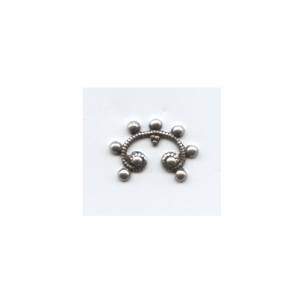 Artsy Little Detail Oxidized Silver 15mm (4) - Image 2