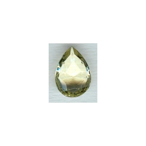 ^Jonquil Pear Shape Glass Jewelry Stone 18x13mm