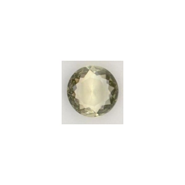 ^Jonquil Glass Jewelry Stone  Round 18mm Unfoiled