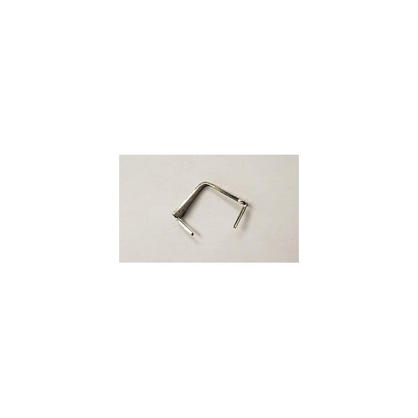 Pinch Bails for Glass Pendants Oxidized Silver (12) - Image 2