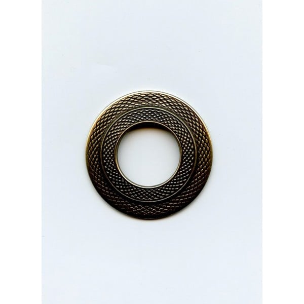 Texture Round Frames Oxidized Brass 32mm (1)