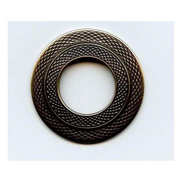 Texture Round Frames Oxidized Brass 32mm (1) - Image 4