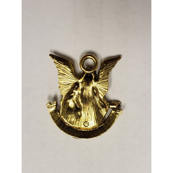 Guardian Angel Pendant Antique Gold (1)