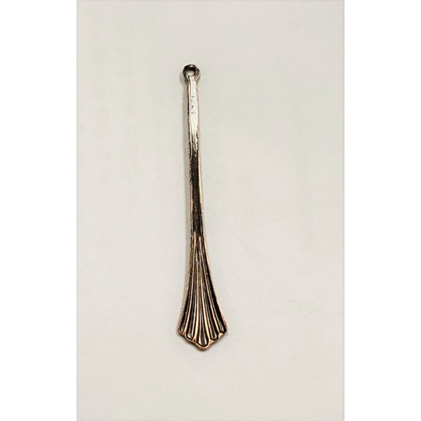Unique Bails or Pendants 42mm Oxidized Copper (6) - Image 2