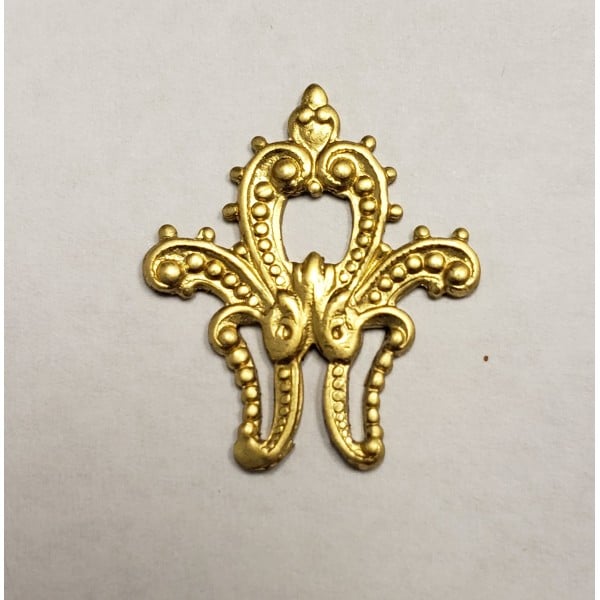Ornamental Accent Corner 24mm Raw Brass (6)
