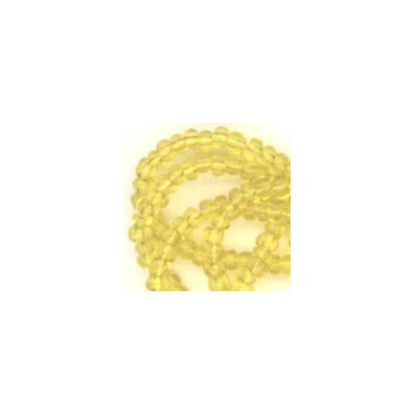 ^Glass Seed Beads Citrine 3mm Size 8/0 Rocailles