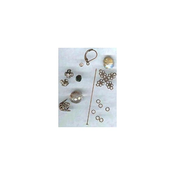 ^Four Point Oxidized Copper Filigrees 16mm (12) - Image 4