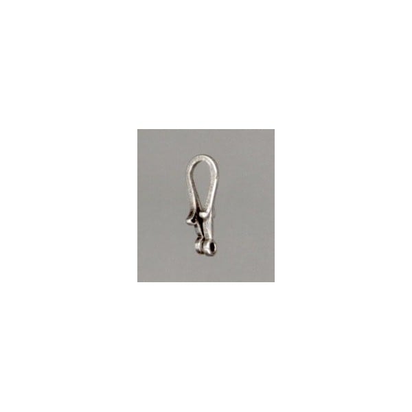Fleur-de-Lis Connectors or Bails Oxidized Brass (6) - Image 3