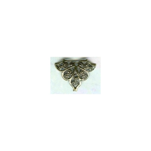 European Filigrees Fancy Triangles Oxidized Brass (2)